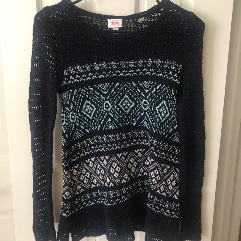 JUSTICE CROCHETED TOP